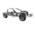 Rolling Chassis photo from Bricklin marketing materials